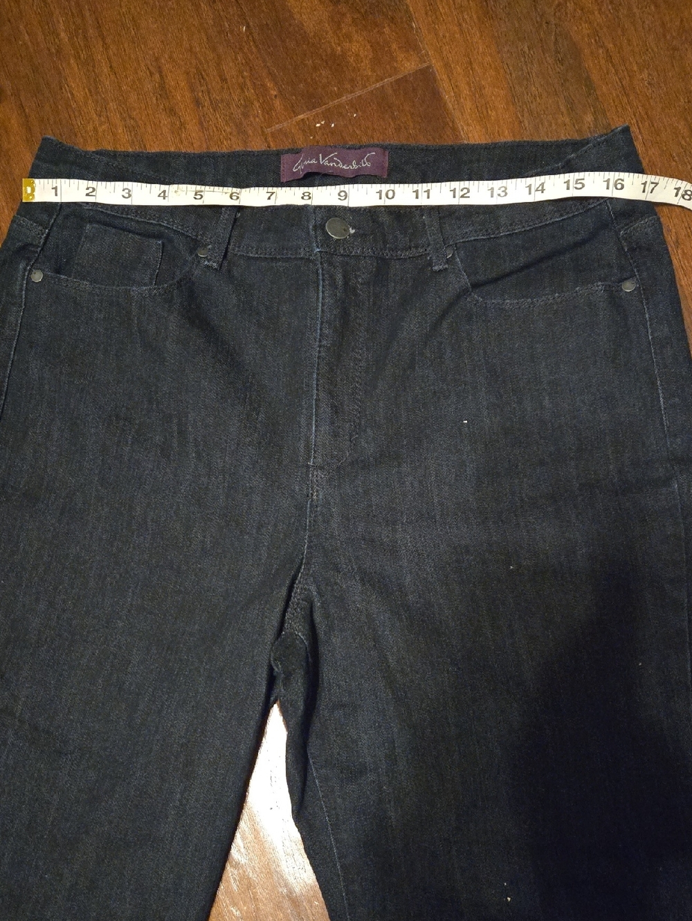 ⛱️Gloria Vanderbilt Indigo Jeans Size 16 - Picture 6 of 10